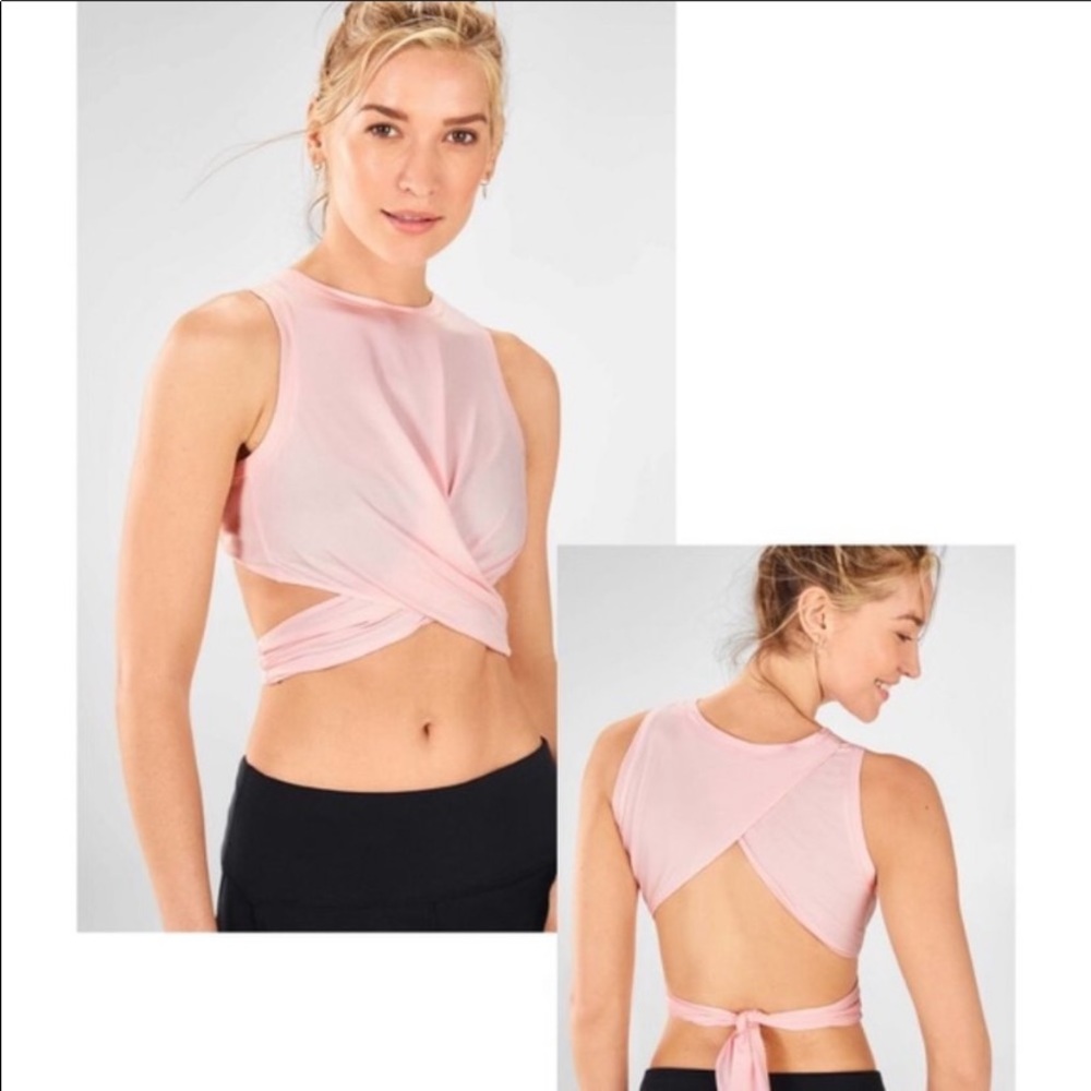 Fabletics wrap top. Size L.